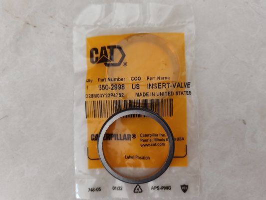 OEM / ODM CAT อะไหล่วาล์วไอเสียเครื่องยนต์ที่นั่งแทรก 224-1270 550-2998