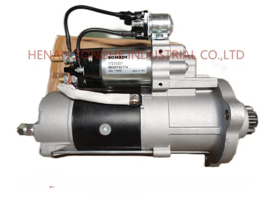 7.0KW รถขุด Starter Motor EC380D เครื่องยนต์ 17233221 การติดตั้งหน้าแปลน