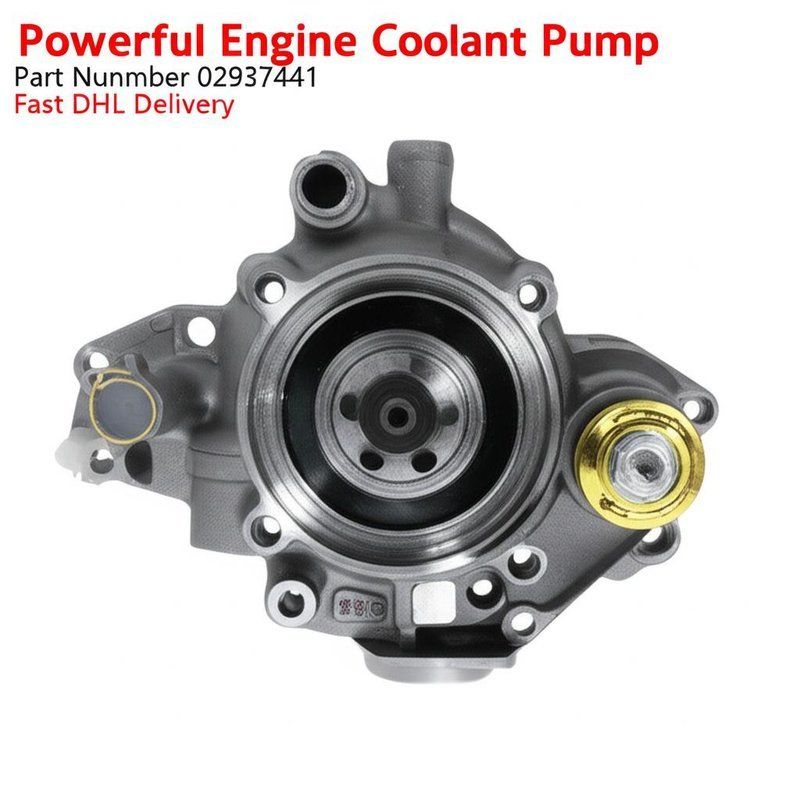 ปั๊มน้ำหล่อเย็นเครื่องยนต์ทรงพลังสำหรับชุดเครื่องกำเนิดไฟฟ้า หมายเลขชิ้นส่วน 02937441 จัดส่งโดย DHL ด่วน