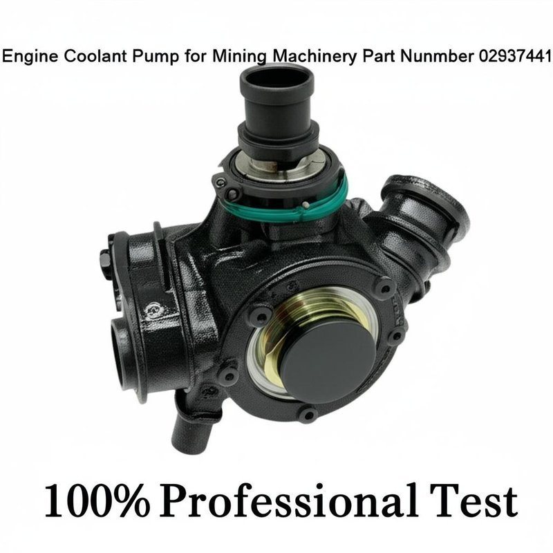 ปั๊มน้ําเย็นเครื่องยนต์ด้านบนสําหรับเครื่องจักรเหมืองส่วนที่ 02937441 100% การทดสอบมืออาชีพ